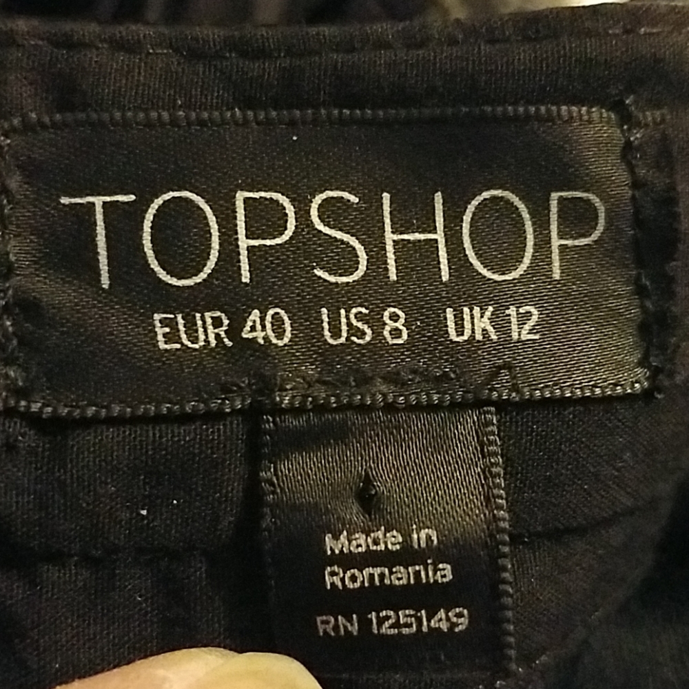 Topshop patent leather skirt , NWOT - Picture 3 of 5